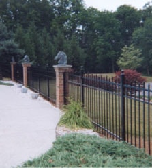 Aluminum Fence, Residential Project