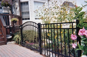 ELBA Ornamental Aluminum Black Fence