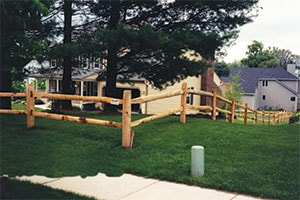 Wood Split Rail Fence