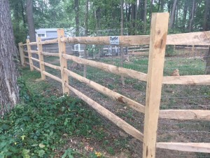 4 Rail Split Rail Wood Fence