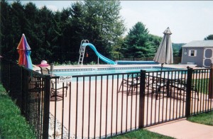 48-Inch Ornamental Aluminum Sentry Fence (Pool Code)