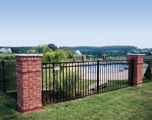 54-Inch Ornamental Aluminum Doria Fence (Pool Code)