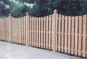 6 Foot Spaced Picket Semi-Privacy Fence with Mt Vernon Dip