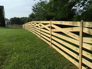7 Board Estate Wood Fence