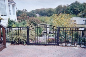 Black ELBA Ornamental Aluminum Fence